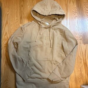 American Eagle Outfitters 100% Cotton Tan Hoodie